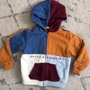 DOLCE & GABBANA Unisex Zip-up Hoodie Jacket - Size 18-24 mo